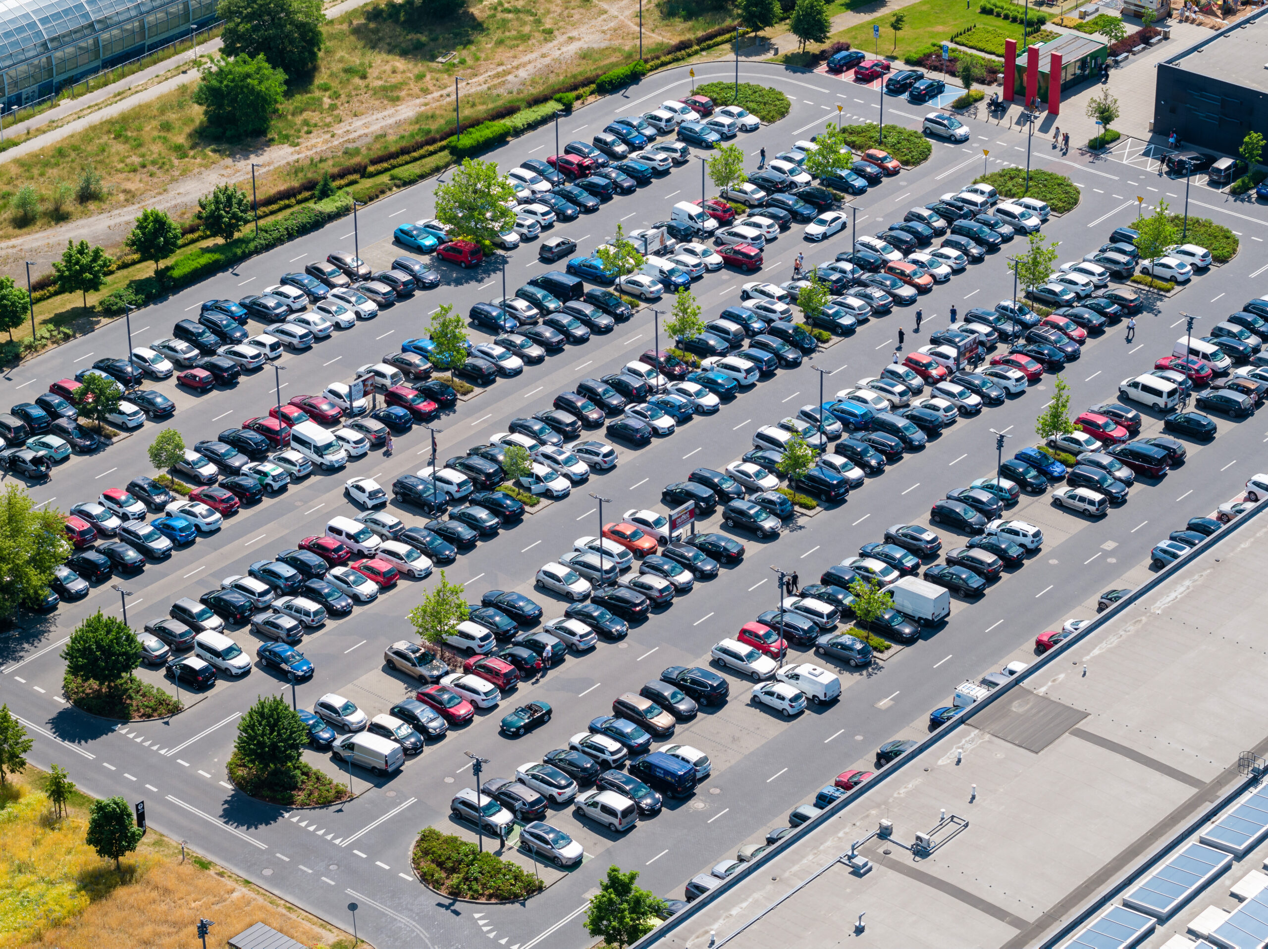 parking lot that will need parking lot maintenance